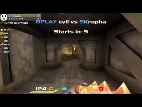 QuakeCon 2016 - Grand Final - Evil vs Rapha - map 1 (with sound)