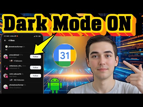 How To Enable Dark Mode In Google Calendar App On Android