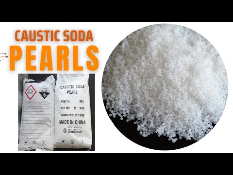 Caustic soda pearl