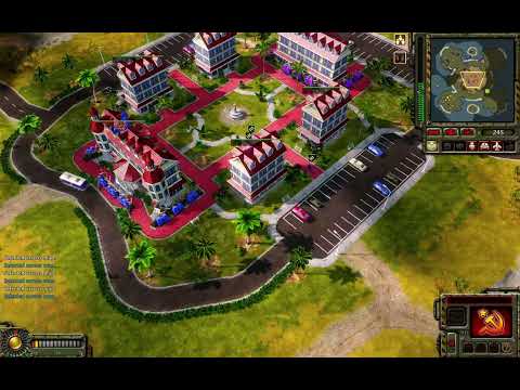 Red Alert 3| Me, Pika, Zaar, Zezo, LAG, finally some decent 2v2s :)