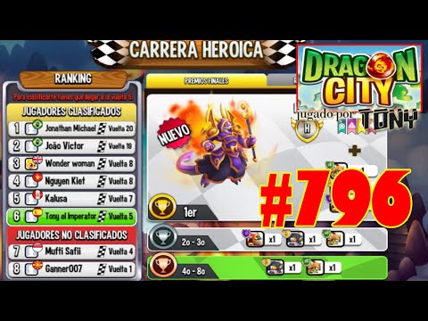 Dragon City "Capítulo 796 - Evento: Carrera Heroica a por Noble Dragón Arcano (y 2ª parte)" por Tony