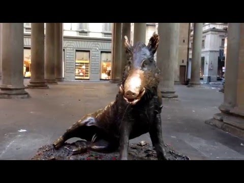 The Porcellino Fountain, Bronze Pig of Florence
