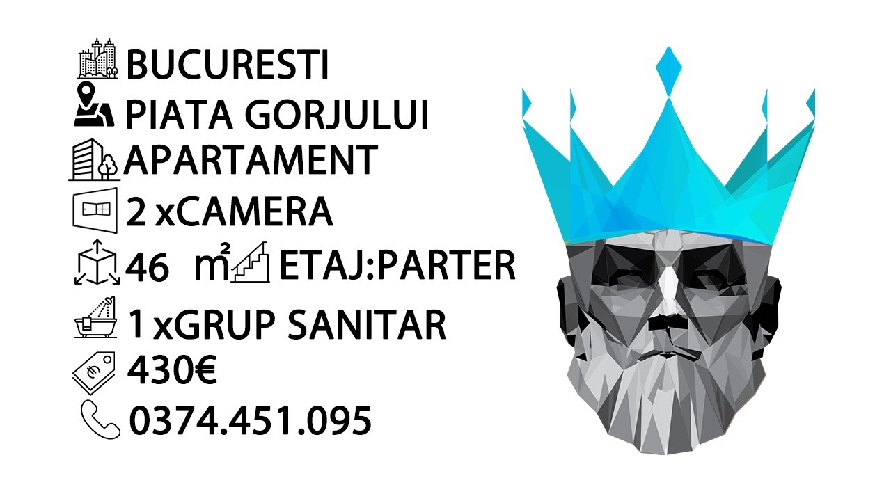 Tur video GORJULUI | 2 CAMERE | CENTRALA | PROXIMITATE METROU | BLOC IZOLAT