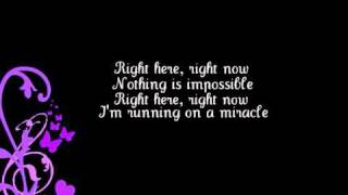 Agnes Carlsson-Right Here, Right Now lyrics