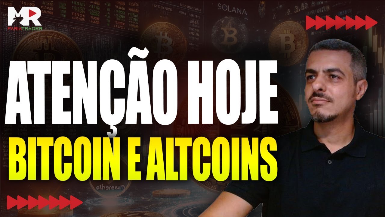 BITCOIN HOJE   Atenção com 2 Regíões IMPORTANTES - Bitcoin Altcoins e ETFs