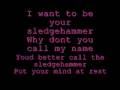 Peter Gabriel - Sledgehammer lyrics 