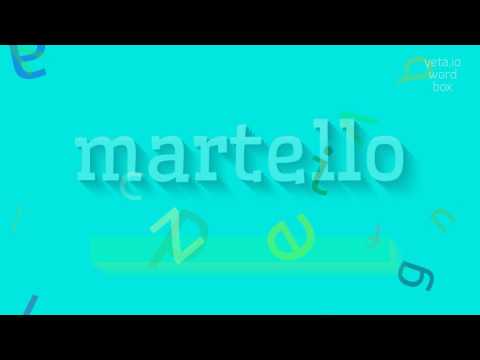 MARTELLO - HOW TO PRONOUNCE IT? #martello
