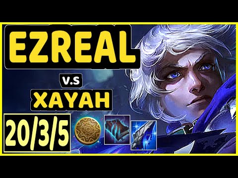 REVEN (EZREAL) vs XAYAH - QUADRAKILL 20/3/5 KDA BOTTOM ADC GAMEPLAY - BR Ranked MASTER