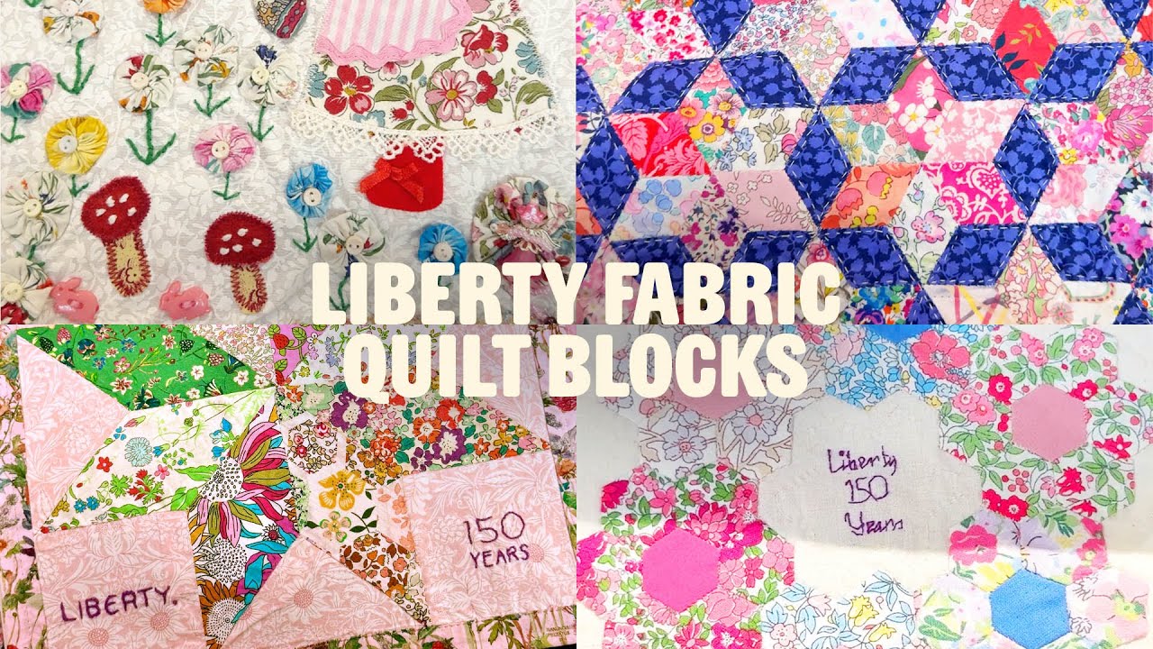 Quilt block books at the Liberty London store | The Patchwork Collective