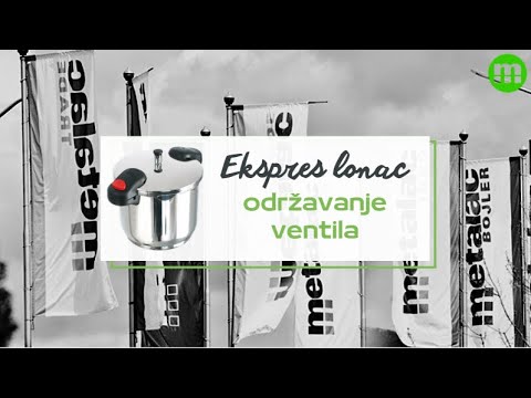 Metalac Posuđe - Ekspres lonac održavanje ventila / Cleaning valve