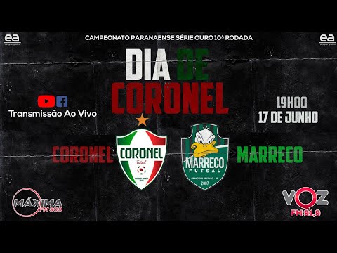 Campeonato Paranaense Série Ouro 2021 Coronel Futsal X Marreco Futsal - 17/06/2021