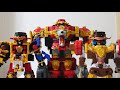 DX Lion Haoh Shuriken Sentai Ninninger Pháo đài Bay Sư Tử đỏ Toys Review