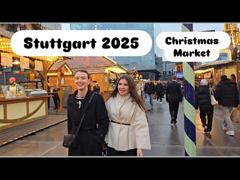 🇩🇪4k- Walking Through Stuttgart’s Magical Christmas Market 🎄✨2025