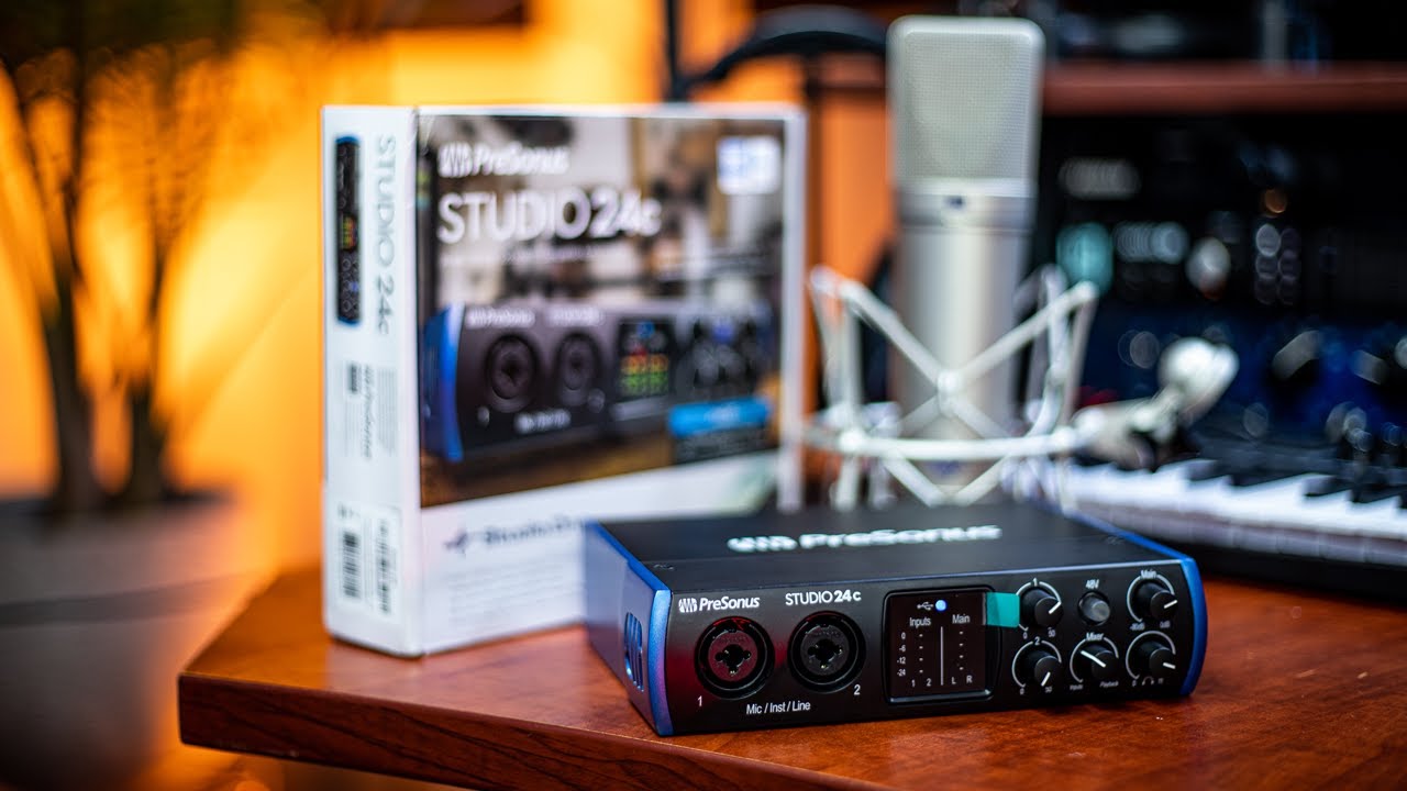 Best Budget Audio Interface | Presonus Studio 24C USB Audio Interface