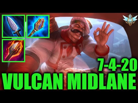 Cooking Up Some Top Damage, Vulcan Midlane - Smite Conquest Ranked