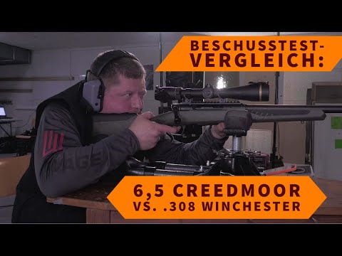 hornady: 6,5 Creedmoor von Hornady gegen .308 Winchester im Beschusstest. Wir simulieren Schüsse auf der Drückjagd