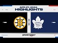 NHL Game 4 Highlights | Bruins vs. Maple Leafs - April 27, 2024