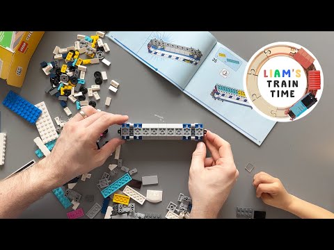 LEGO Creator High Speed Train Build | Full 40518 Engine and Passenger Car