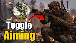 How to Toggle Aim Down Sights instead of Hold in Cod Modern Warfare 4 - Mouse