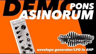 Video thumbnail for Pons Asinorum 4-channel envelope generator and LFO (demo and jam) by Noise Engineering