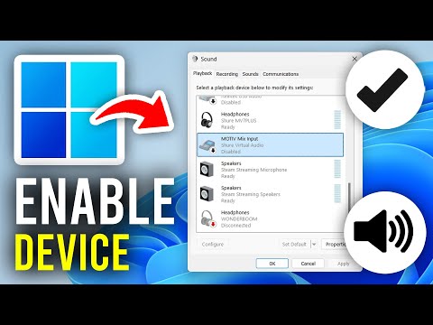 How To Enable Audio Device In Windows 11 & 10 - Full Guide