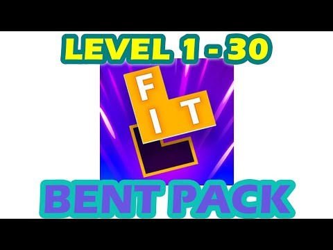 Flow Fit - Word Puzzle | Bent Pack | Level 1 - 30 | Walkthrough