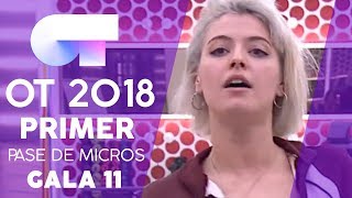 &quot;CRAZY IN LOVE&quot; - ALBA RECHE | PRIMER PASE DE MICROS GALA 11 | OT 2018