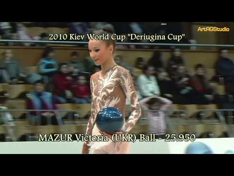 MAZUR Victoria (UKR) Ball - 2010 World Cup Kiev "Deriugina Cup" 2010-03-20 - HD1080 (МАЗУР Виктория)