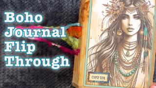 Handmade Boho Journal Flip Through 💜