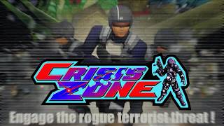 #4K #60fps 武装組織鎮圧作戦！アーケード版 "CRISIS ZONE/クライシスゾーン” Playthrough #NAMCO 1999 Lightgun Game Arcade.ver