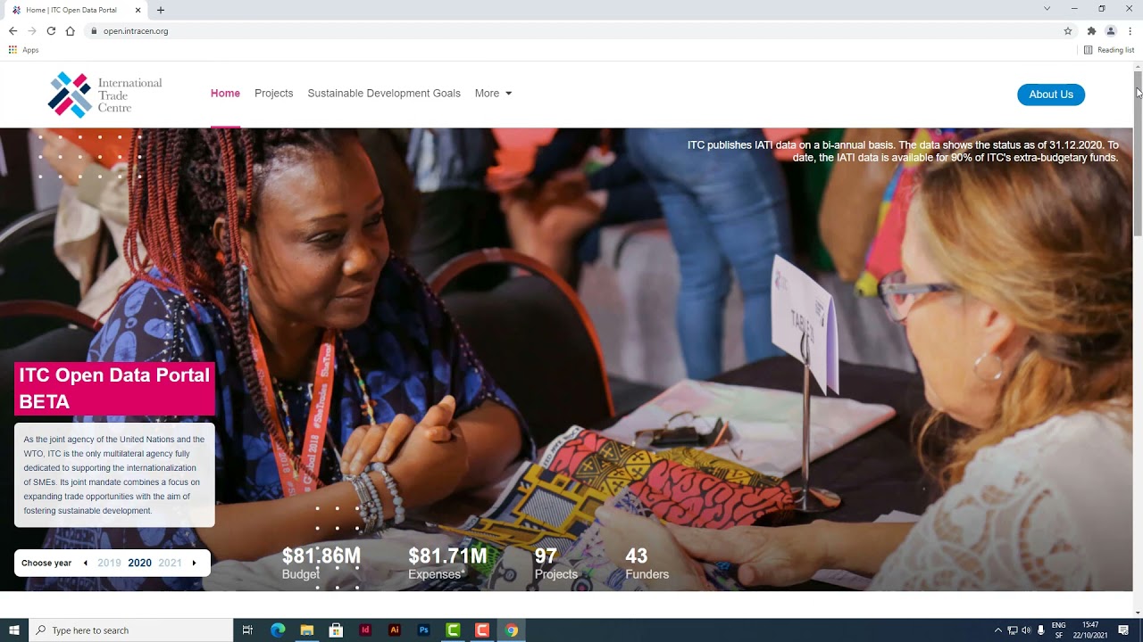 ITC Open Data website