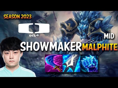 DK Showmaker MALPHITE Mid vs ZED - KR Ranked