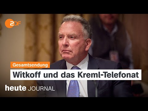 heute journal from November 26, 2025: Witkoff telephone conversation with Putin's advisor, family...
