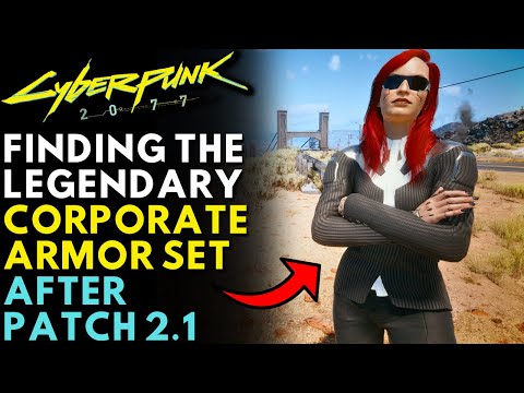 Cyberpunk 2077 - How To Get Legendary Corporate Armor Set | Update 2.1 (Locations & Guide)