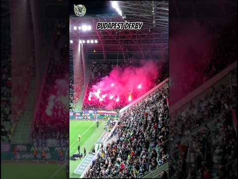 Derby day in Budapest🔥 | Ferencváros vs Újpest #football #derby #hungary #stadium #ultras