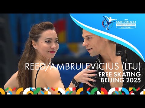 REED / AMBRULEVICIUS (LTU) | Ice Dance Rhythm Dance | #SkateToMilano | 2025 – Beijing