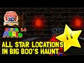 Super Mario 64 3D All Stars All Star Locations In Big Boo S Haunt