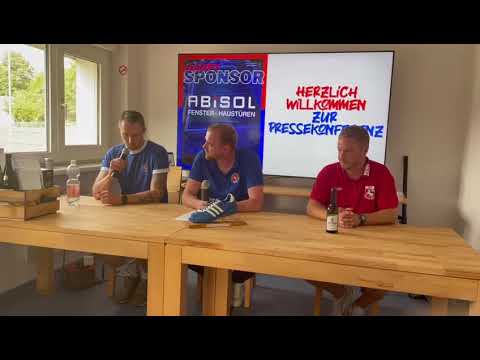 Pressekonferenz I Westfalenliga Staffel 2 22/23 4.SP SC Westfalia Herne - DSC Wanne-Eickel