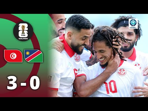 Schiri-Glück - souveränes Tunesien mit perfekter WM-Quali | Tunesien - Namibia