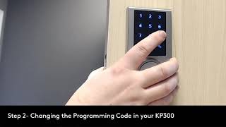 Step 2   How to change the Programming Code with your Delaney KP300