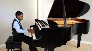 " Fur Elise" Beethoven full piano version.Young talented prodigy kid playing the piano