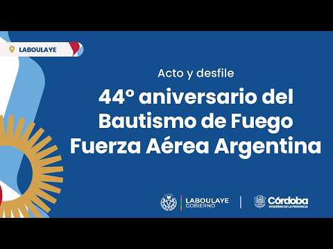 44° Aniversario del Bautismo de Fuego de la Fuerza Aérea Argentina