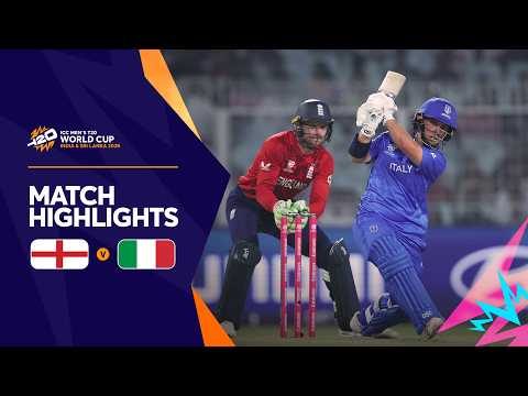 England v Italy | Match Highlights | Men's T20 World Cup 2026