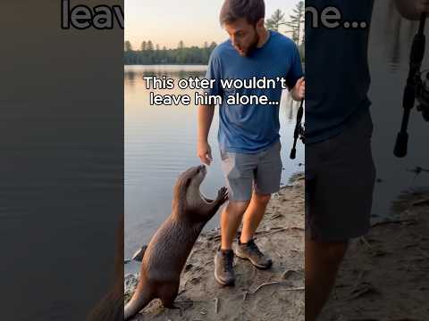 This Otter Wanted Him to Follow Her…