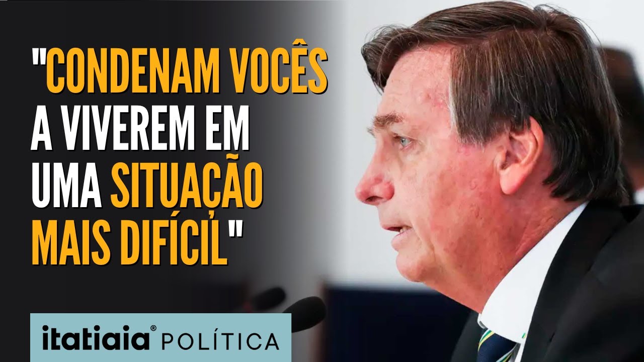 BOLSONARO CRITICA GOVERNOS PETISTAS DO NORDESTE E COMPARA COM MOVIMENTO MIGRATÓRIO NOS EUA