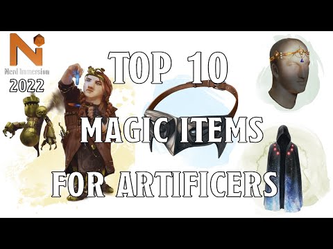 Top 10 Magic Items For Artificers in D&D 5e! | Nerd Immersion