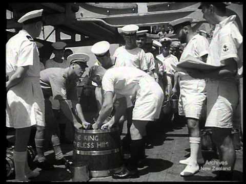 HMS Leander in the Middle East