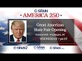 America 250 President Trump Rally At Great American State Fair