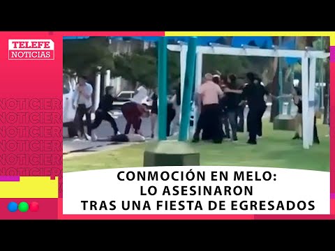 MELO: una FIESTA de egresados terminó con un MUERTO A PUNTAZOS