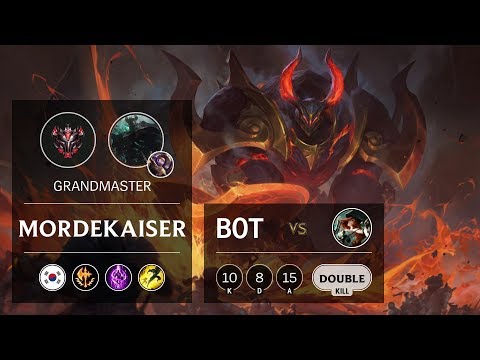 Mordekaiser Bot vs Miss Fortune - KR Grandmaster Patch 10.1